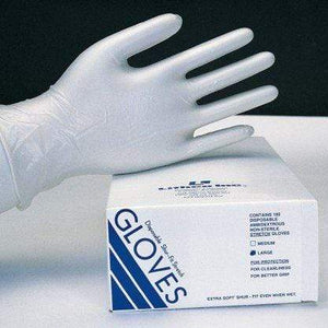 Shur-Fit Disposable Vinyl Gloves - Medium - 100 / Box